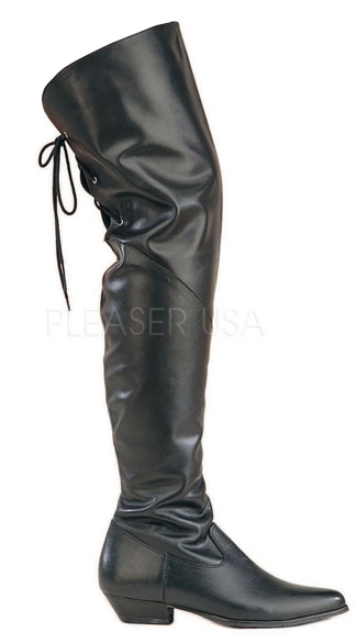 Thigh High Leather Boots, Thigh High Boots, Thigh High Flat Boots
