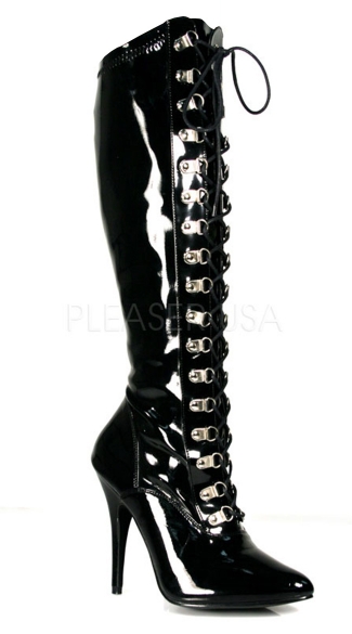 5\" D-ring Stretch Knee Bt, Side Zip