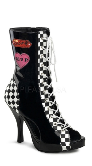 4 1/2\" Heel, 3/4\" Hidden Pf Racer Girl Costume