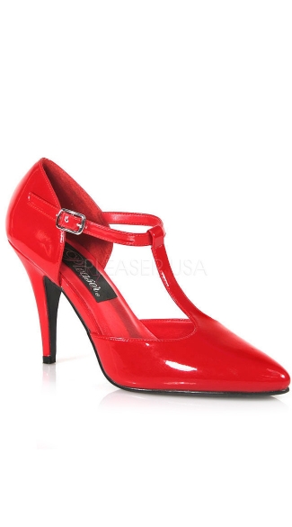4\" T-strap D\'orsay Style Pump