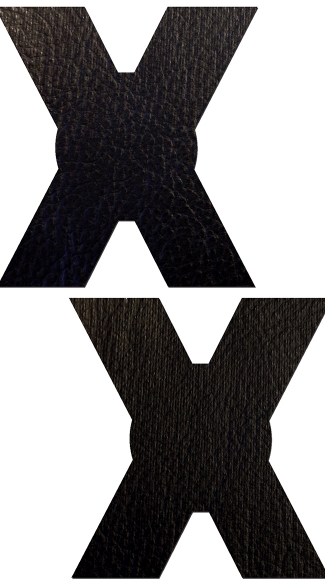 Dark as Night Pasties, Black X Pasties, Sexy Edgy Pasties