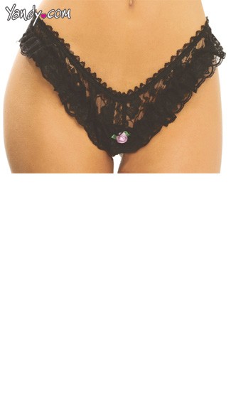Plus Size Ruffled Crotchless Panty, Plus Size Ruffled Open Crotch Panty, Plus Size Ruffled Panty with Open Crotch, Plus Size Crotchless Ruffled Panty