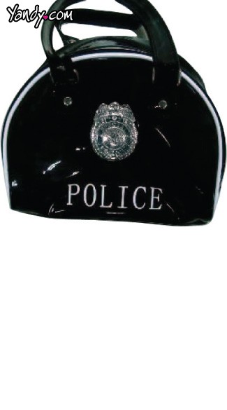 Police Bag with Badge, Police Costume Bag
