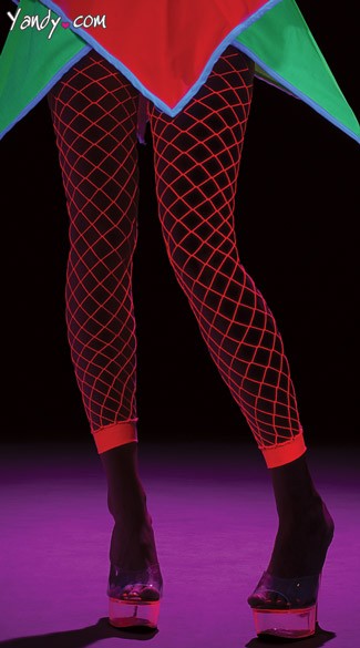 Pink Fishnet Leggings