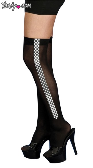 Racer Thigh Highs