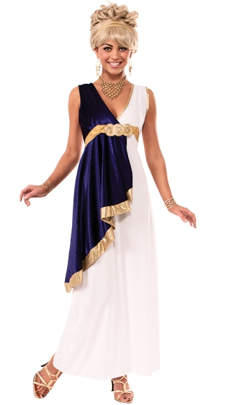 Grecian Goddess Costume, Long Goddess Costume