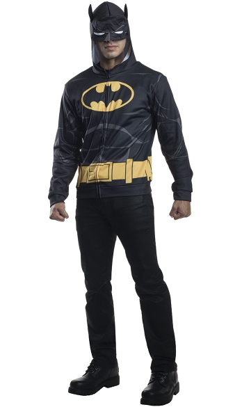 Men\'s Batman Hoodie, Dark Knight Hoodie, Superhero Hoodie