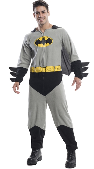 Men\'s Batman Onesie Costume, Men\'s Onesie, Men\'s Batman Costume