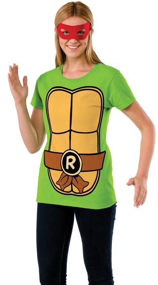 Raphael Teenage Mutant Ninja Turtle T-Shirt Costume, Mutant Turtle Costume T-Shirt, Red Mask Ninja Turtle Costume