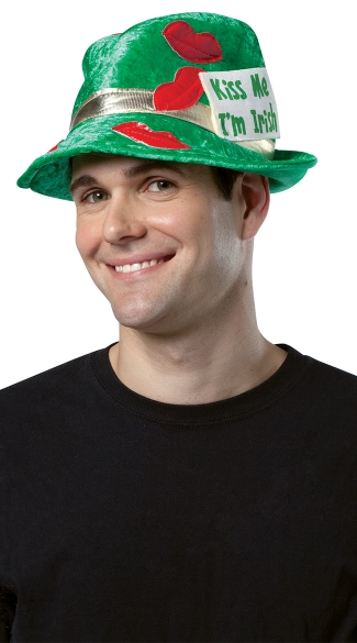 Kiss Me I\'m Irish Hat St Patrick\'s Day Hat, St Patrick\'s Day Top Hat