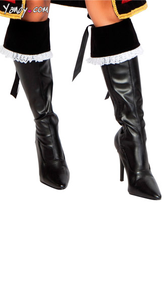 Deluxe Dread Pirate Penny Boot Cover, Pirate Boot Covers