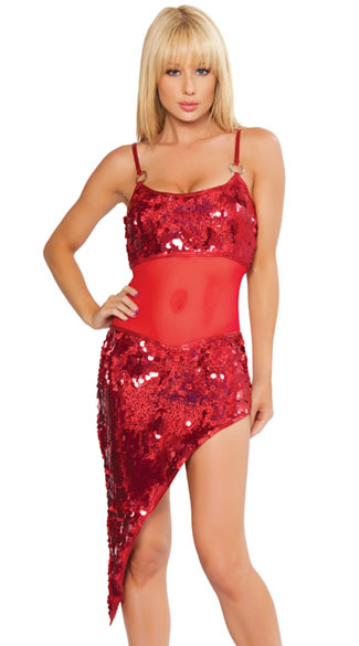 Sequin Spaghetti Strap Cutout Dress, Sequin Cutout Dress, Sequin Club Dress