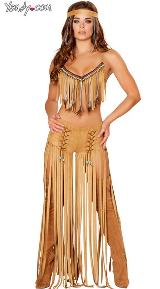 Deluxe Native American Cutie Costume Fringe Indian Costume Deluxe