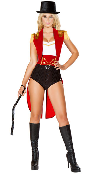 Sexy Lion Tamer Costume, Sexy Ringmaster Costume, Sexy Circus Costume