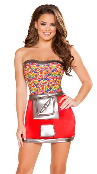 Miss Jelly Kelly Costume, Sexy Candy Costume, Sexy Gumball