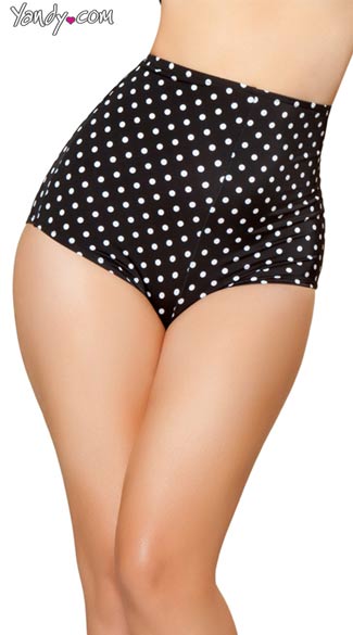 Sexy Black High Waisted Shorts, Sexy High Waisted Shorts, Polka Dot Shorts, Black Shorts, Sexy Shorts