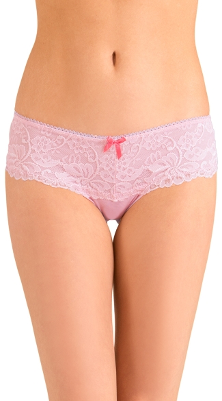 Pink Amour Hipster Panty, Pink Full Back Panty, Pink Hipster Panty