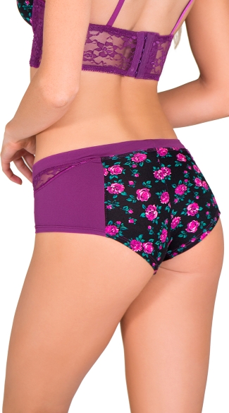 Floral High Waisted Panty Floral High Waisted Panty Floral Panty 6749