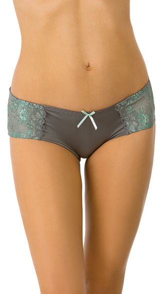Green Gabriella Boyshort, Lace Panties, Sexy Boyshort Panties