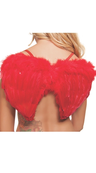 Red Mini Wings, Red Feather Wings