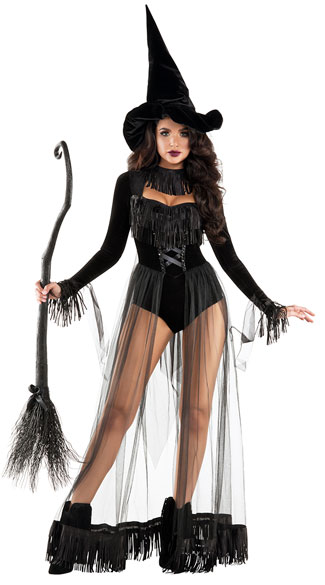 Sexy Raven Witch Costume Witch Costume Sexy Witch Costume Black Witch Costume Sexy Black 0541