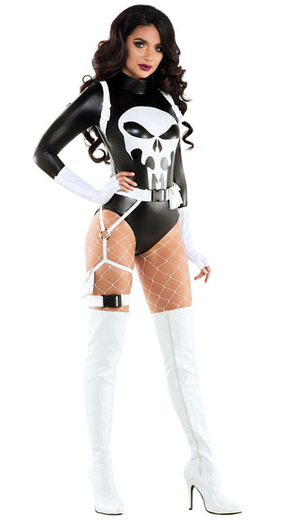 The Punishing One Costume Villain Costume Sexy Villain Costume 3312