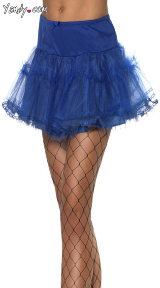 Blue Petticoat With Tulle
