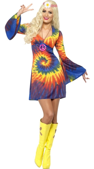 60s Tie Dye Baby Costume, 1960s Costume, Hippie Costume
