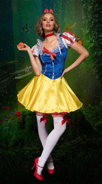 Fever Fairytale Costume, Yellow and Blue Princess Costume