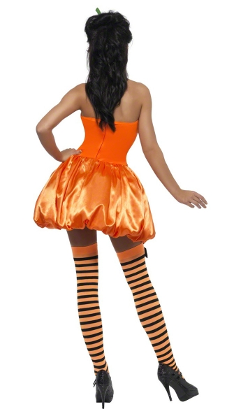 Sexy Pumpkin Dress Satin Pumpkin Costume Pumpkin Dress Costume 5147