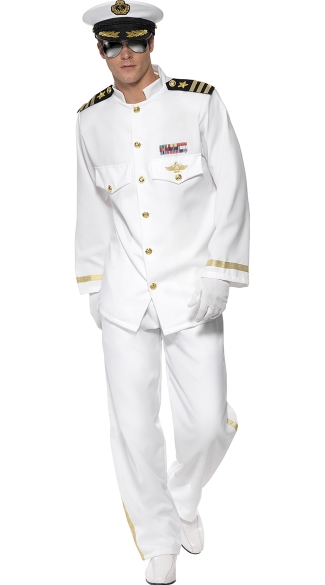 Men\'s Rock Her Boat Captian Costume, Mens Sailor Costume