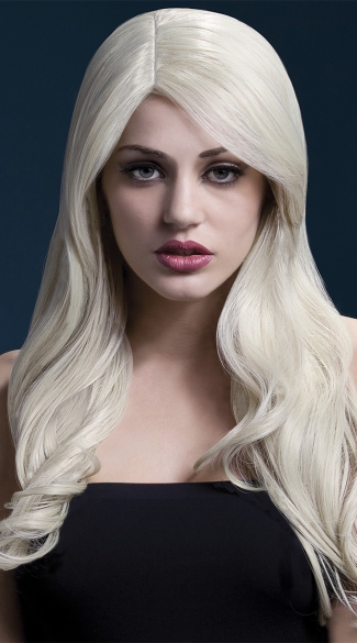 Soft Wavy Blonde Wig, Long Blonde Wig, Wavy Blonde Wig