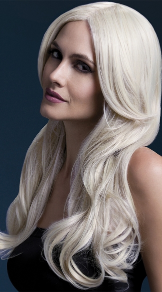 Long Blonde Wave Wig, Blonde Wavy Wig, Long Blonde Wig