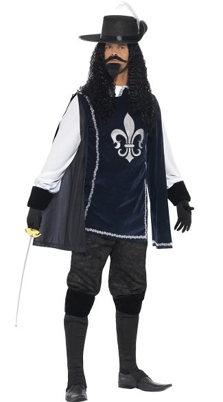 Men\'s Musketeer Costume, Men\'s Medieval Costume, Men\'s Character Costume