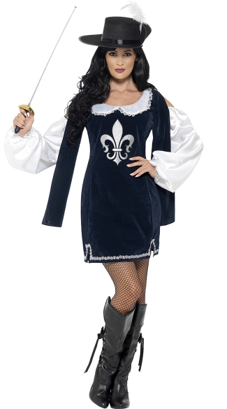 Sexy Musketeer Costume, Sexy Medieval Costume, Sexy Warrior Costume