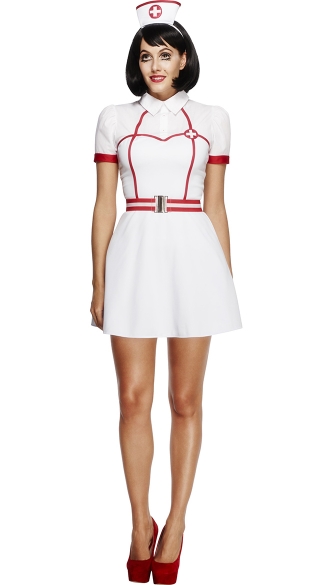 Sexy Bedside Nurse Costume, Sexy Nurse Costume, Sexy Doctor Costume