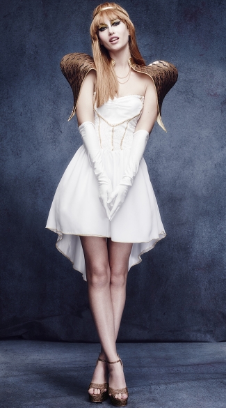 Glamorous Angel Costume, White Angel Costume, Sexy Angel Costume