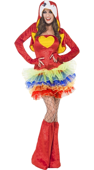 Bird Of Paradise Costume, Rainbow Bird Costume, Parrot Costume