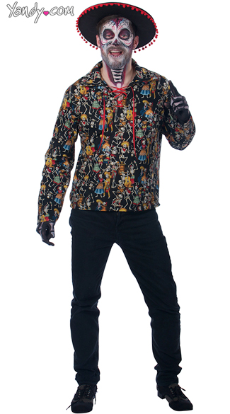 Dead Man\'s Party, Day of the Dead Costume, Skeleton Halloween Costume