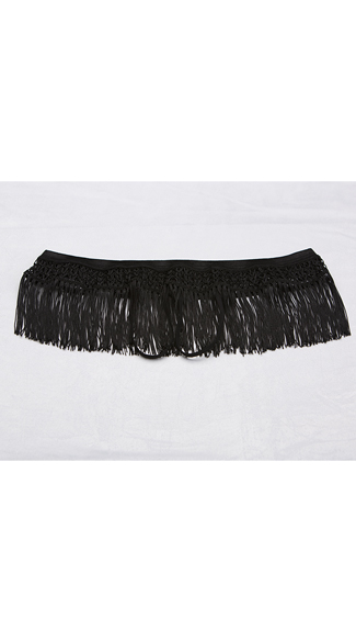 Crotchless Crochet and Fringe Panty, Fringe Panty, Crochet Panty