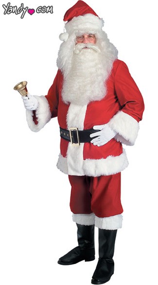 Plus Size Super Deluxe Santa Suit