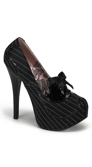 Teeze Two Tone Pump With Bow