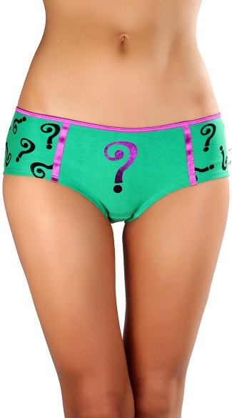 DC Comics Villians Panty 3 Pack, Superhero Panty, Batman Panty
