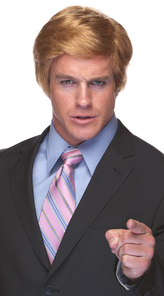 Men\'s Boss Blonde Wig, Men\'s Blonde Wig, Short Blonde Wig