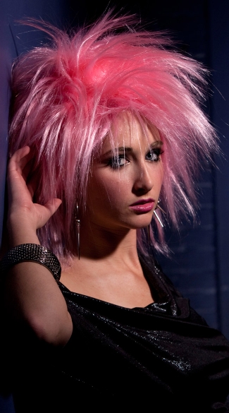 Pink Haze Punk Wig