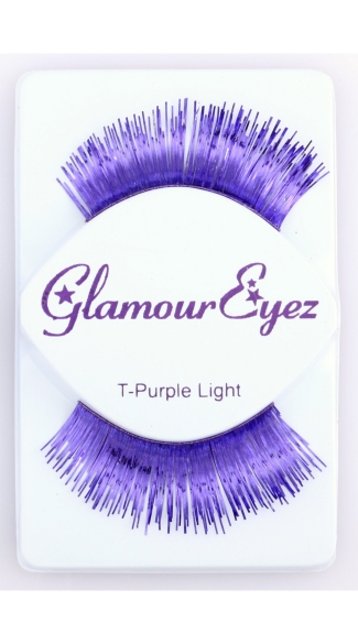 Metallic Purple Eyelashes, Colored Eyelashes, Metallic Eyelashes