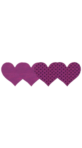 Paradise Found Hearts Pasties, Hot Pink Pasties, Hot Pink Sequin Pasties