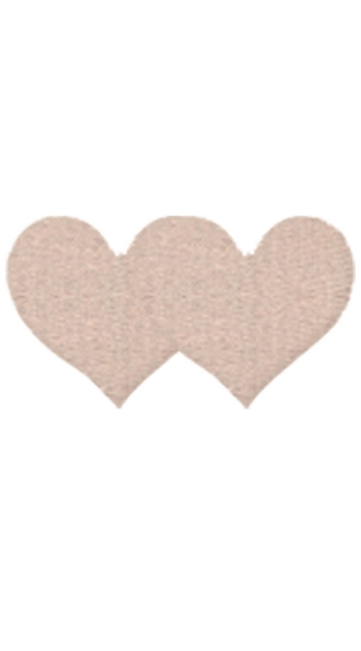 Nude Satin Heart Pasties, Beige Satin Heart Pasties, Beige Heart Pasties