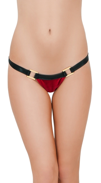Velvet Rio Bottom, Scrunch Back Bottom, Christmas Panties