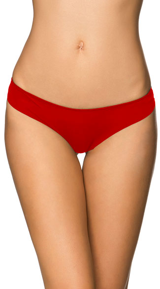 Barely Legal Red Thong, Red Lace Thong, Red Strappy Thong